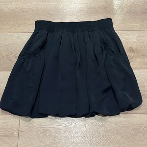 NWOT Michael Kors bubble hem volume gathered shirt.